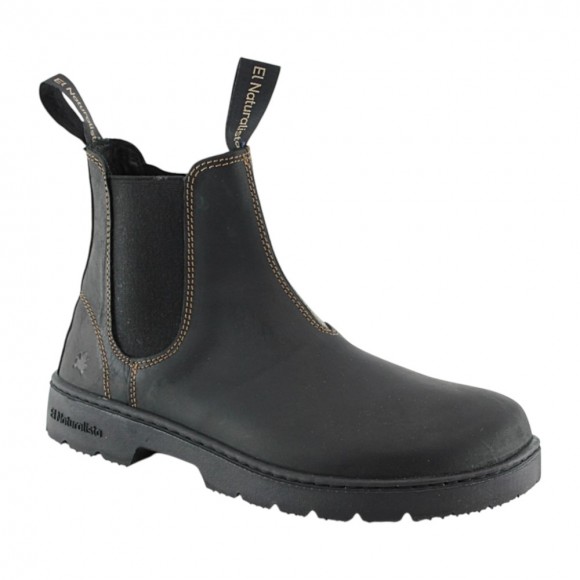 Botines barefoot El Naturalista Nomada cordones Black