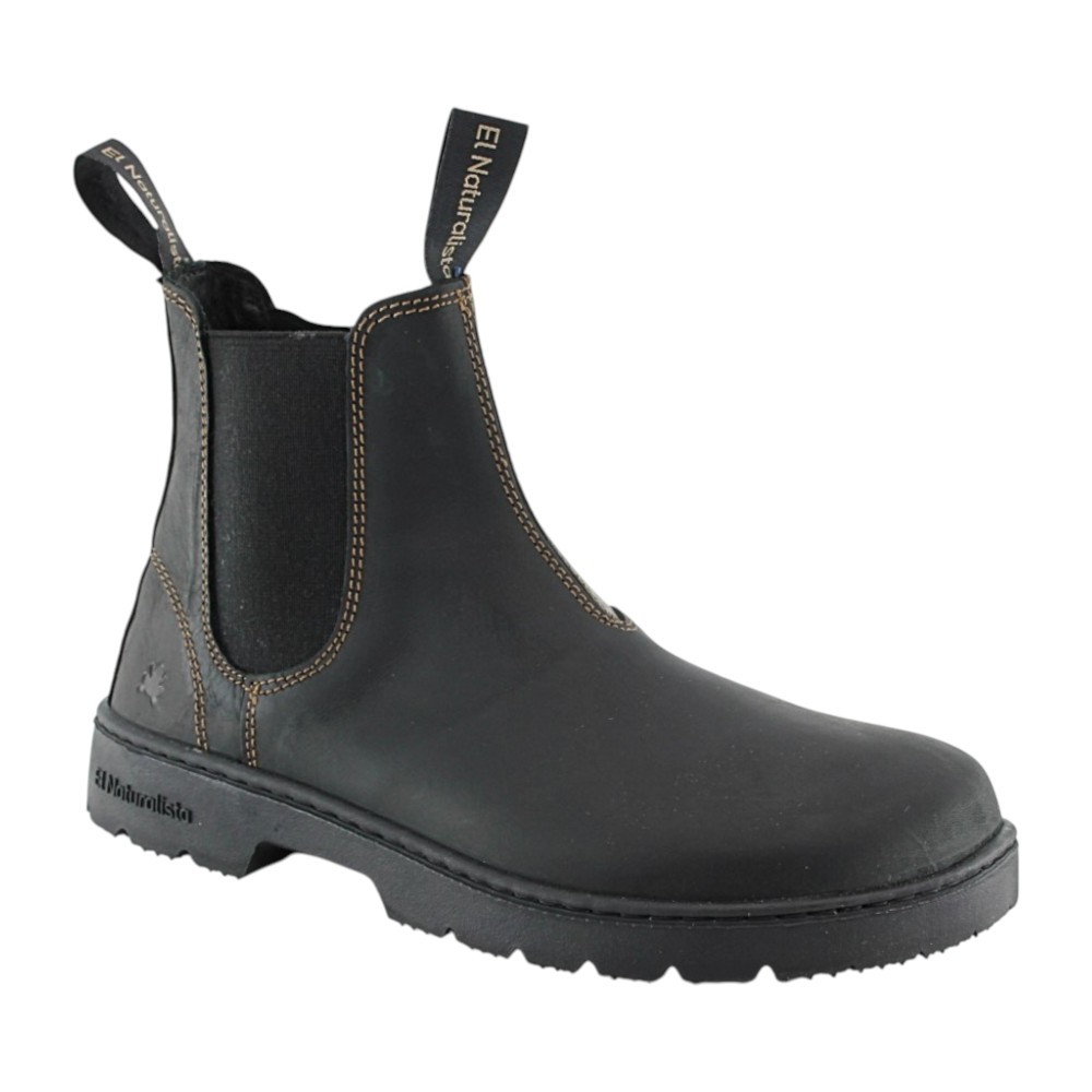 Botines barefoot El Naturalista Nomada cordones Black