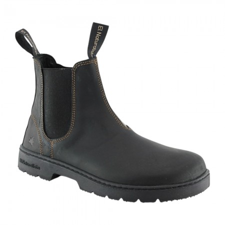Botines barefoot El Naturalista Nomada cordones Black
