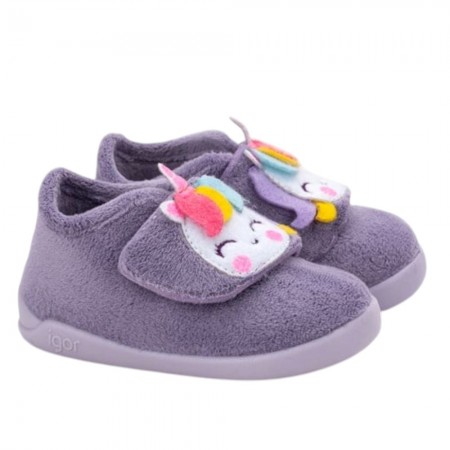 Zapatillas casa respetuosas Igor Homie Unicornio Malva
